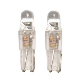 Żarówka Dioda T5 W2x4,6d 12V biała 2 sztuki