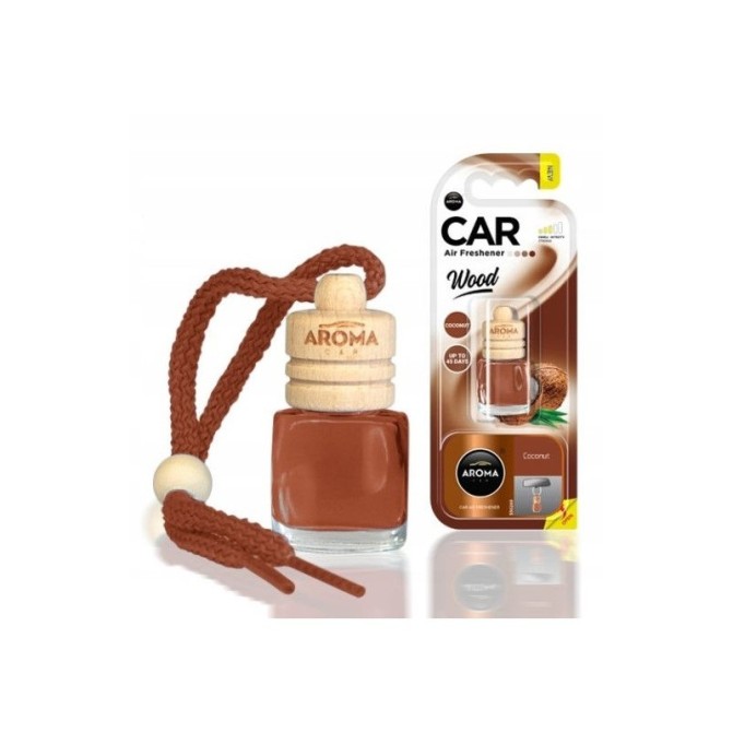 Odświeżacz powietrza Aroma Car Wood Coconut