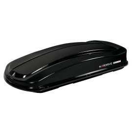 Box dachowy ABS 530 litrów Czarny NORDRIVE