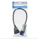 Adapter kabel 40 cm CEE - SCHUKO kamper.