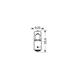 Żarówki H6W 12V 6W BAX9s BLUE XENON