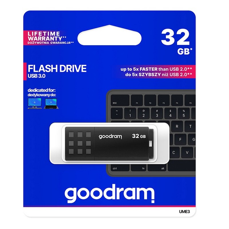 Pendrive GOODRAM UME3 -  32GB USB 3.0 Czarny GoodRam