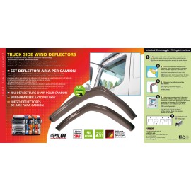 Owiewki szyb Iveco S-Way 10/2019 -