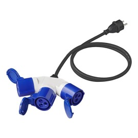 Adapter kablowy 150cm 3x1,5mm2 z wtyczki Schuko do 3x CEE