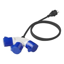 Adapter kablowy 150cm 3x1,5mm2 z wtyczki Schuko do 3x CEE
