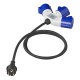 Adapter kablowy 150cm 3x1,5mm2 z wtyczki Schuko do 3x CEE