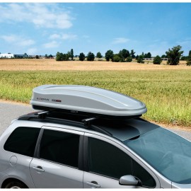 Box dachowy ABS 430 litrów SREBRNY NORDRIVE