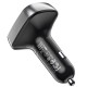 Transmiter FM BOROFONE Bluetooth 2x USB MICROSD - QC 3.0 18W 2,4A CZARNY