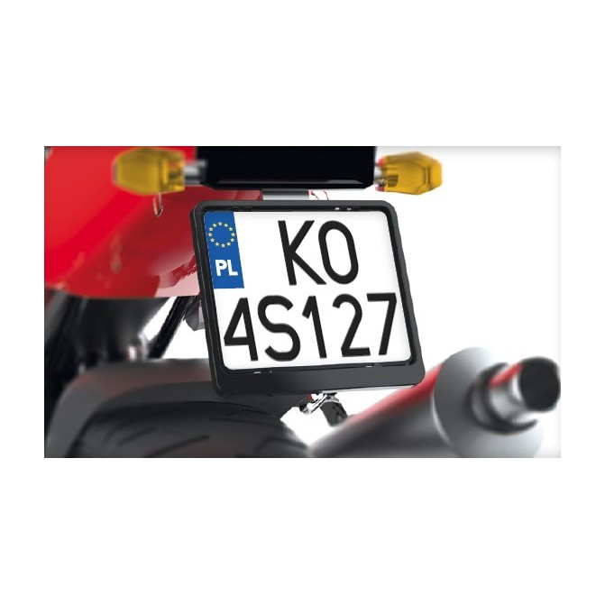Ramka motocyklowa DACAR MOTORBIKE CZARNA