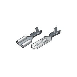 Konektorki  6,3x0,8 mm 0,8-2,0mm2 10+10szt