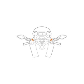 Mocowanie Etui kierownicy lustro śruba OPTICASE