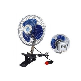 Wentylator chrom 12V 6'' z klipsem