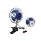 Wentylator chrom 12V 6'' z klipsem