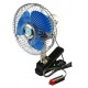 Wentylator chrom 12V 6'' z klipsem