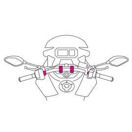 Mocowanie Etui kierownicy na śrubę 6mm OPTICASE