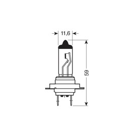 zarowka H7 55W kartonik LAMPA