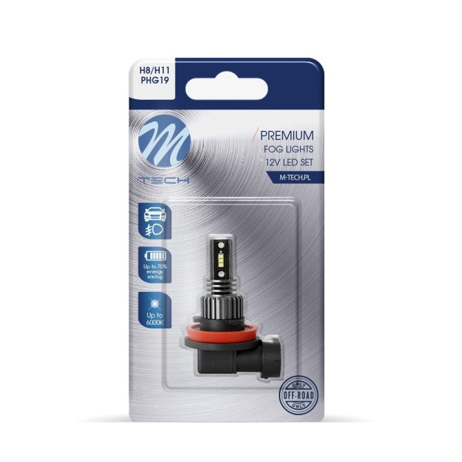 Żarówka Dioda LED H8 H11 PGJ19 3W 280Lm