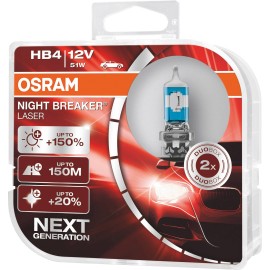 Żarówka OSRAM HB4 P22d NIGHT BREAKER UNLIMIT+150