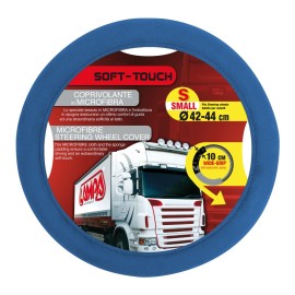 Pokrowiec kierownicy 42-44 Soft Touch Niebieski