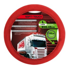 Pokrowiec kierownicy 46-48 L Soft Touch Niebieski