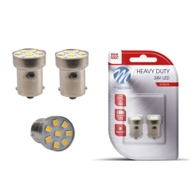 Żarówka 8 LED R5W BA15s 24V