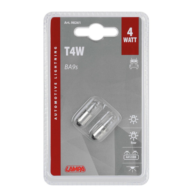 Żarówka T4W 24V BA9s