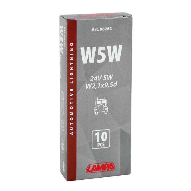 Żarówka W5W W2,1x9,5d 5W 24V