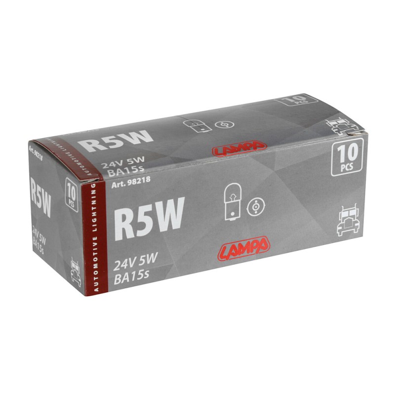 Żarówka R5W BA15s 24V Kartonik 10 sztuk