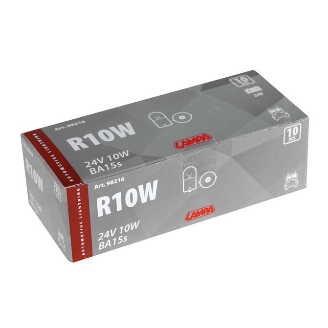 Żarówka R10W BA15S 24V Kartonik 10 sztuk
