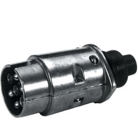 Wtyk przyczepki 12V 7 pin aluminium