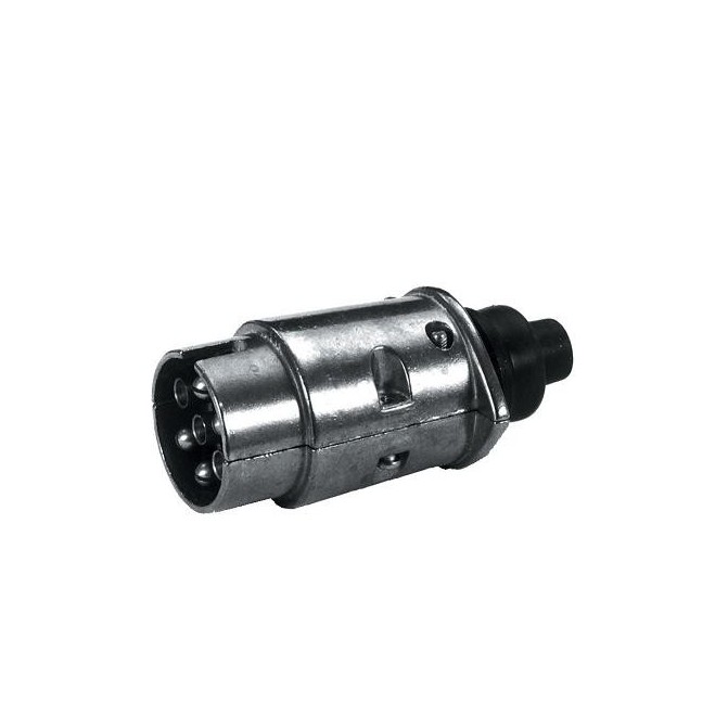 Wtyk przyczepki 12V 7 pin aluminium