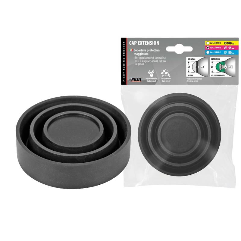 Kapturek lampy do żarówek LED 95 mm