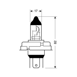Żarówka H5 75/70 W P45T 24 V