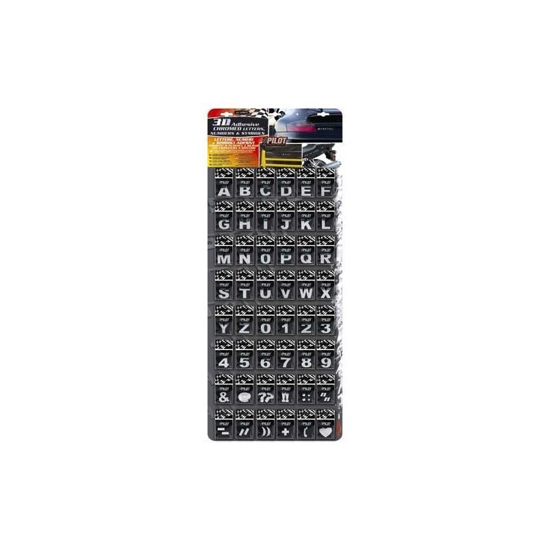 Literka DECO Tablica 480 szt w zestawie 28mm