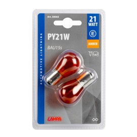 Żarówka 12V PY21W BAU15s pomarańcz blister