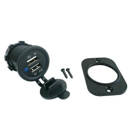 Ładowarka USB do zabudowy 12/24V 2.1A