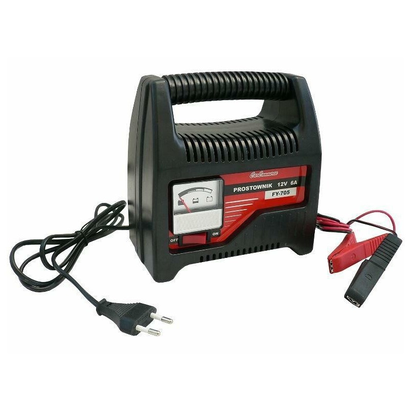 Prostownik samochodowy 12V 6A 220V 20-60Ah