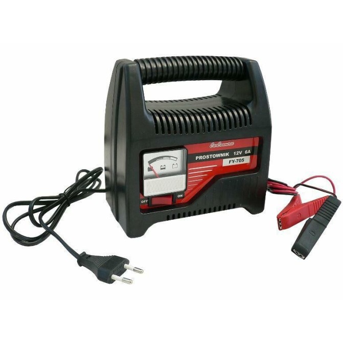 Prostownik samochodowy 12V 6A 220V 20-60Ah