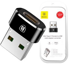 BASEUS UNIWERSALNY ADAPTER PRZEJŚCIÓWKA KONWERTER USB TYPU C DO USB 3A