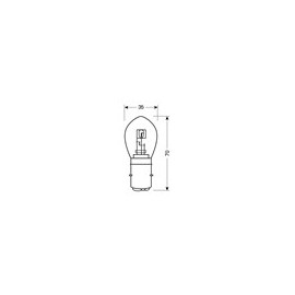 Żarówka 12V S2 35/35W BA20D