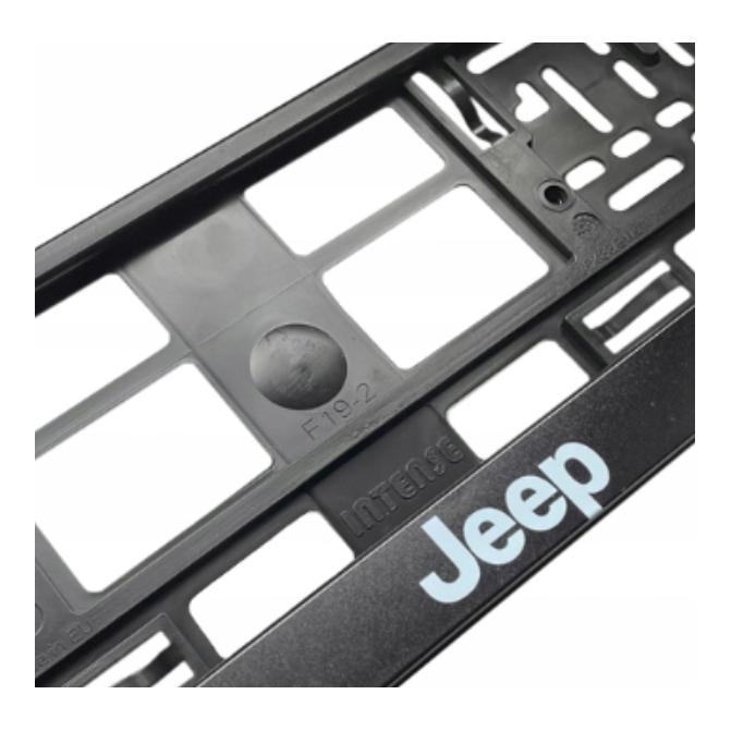 RAMKA POD TABLICĘ REJESTRACYJNĄ 3D JEEP