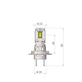 Żarówka H7 24V LED SET M-TECH PRO SMART SERIES