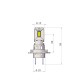 Żarówka H7 24V LED SET M-TECH PRO SMART SERIES