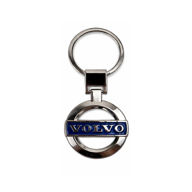Brelok płaski metalowy Volvo