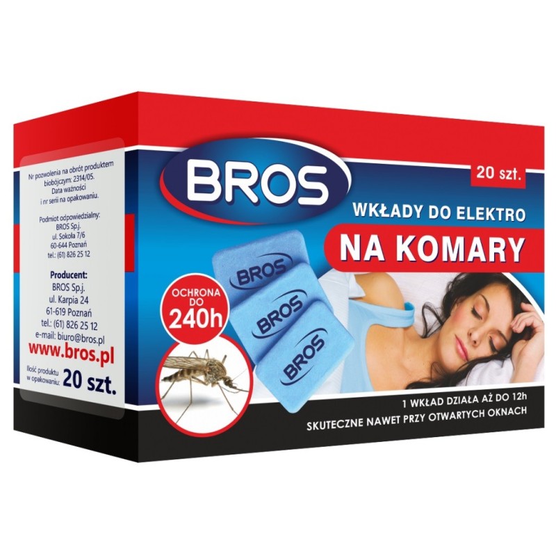 Wkład BROS do elektrofumigatora na komary