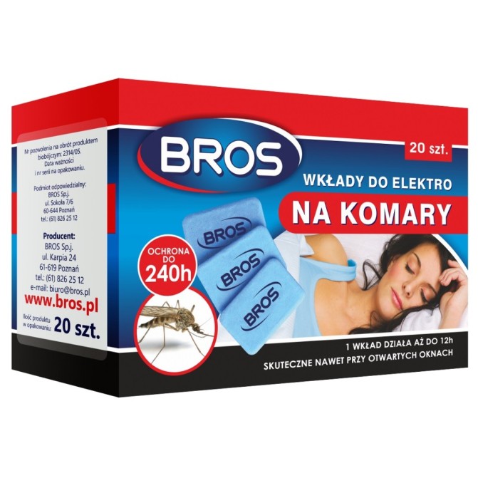 Wkład BROS do elektrofumigatora na komary