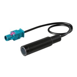 Adapter antenowy DIN żeński - męski Fakra - 19 cm