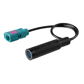 Adapter antenowy DIN żeński - FAKRA żeński - 19 cm