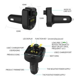 Transmiter BT-10 + ladowarka 3.4A