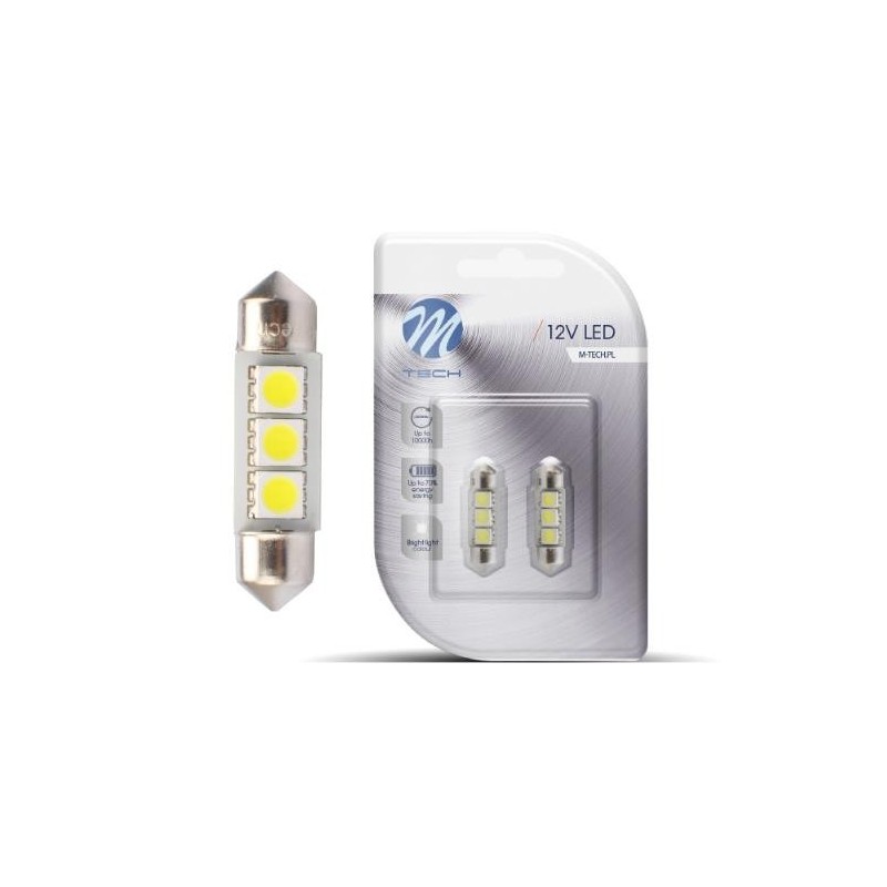 Dioda C5W 36mm 3xSMD 2szt Canbus